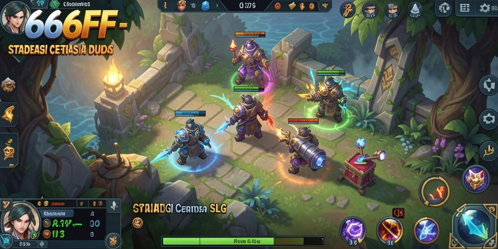 Tampilan gameplay seru dalam <strong>666FF</strong> yang menunjukkan pertempuran strategis.