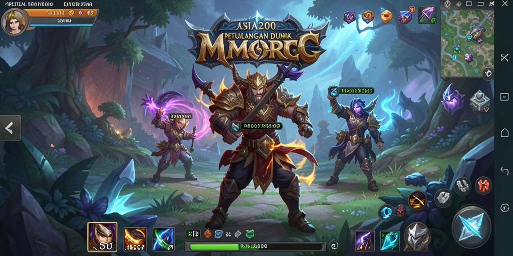 Gameplay memukau dalam ASIA200, menantang dan penuh warna.