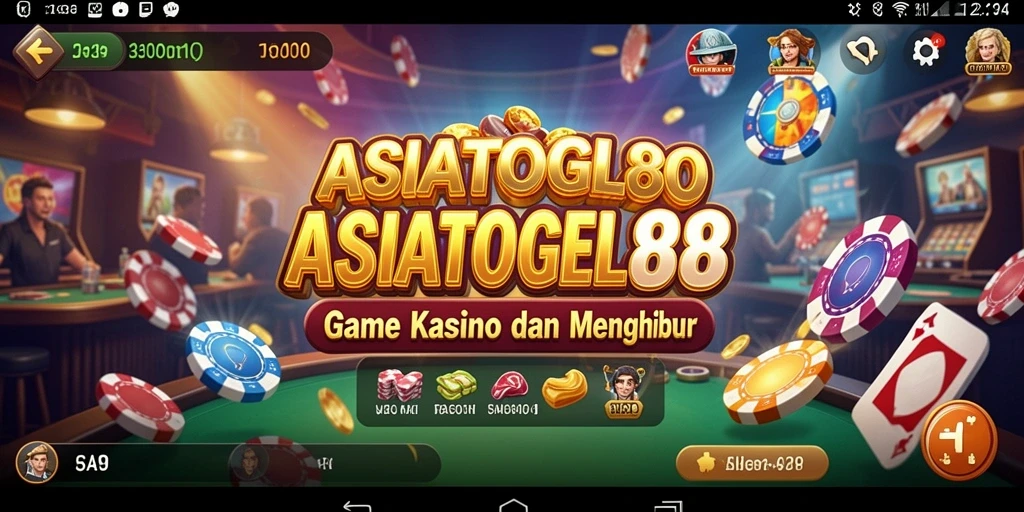Tampilan gameplay menakjubkan di ASIATOGEL88 dengan berbagai jenis permainan Kasino.