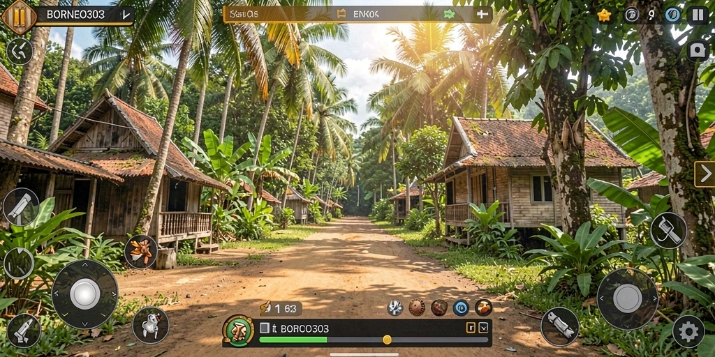 Tampilan menarik dari gameplay <strong>BORNEO303</strong> yang menghibur.