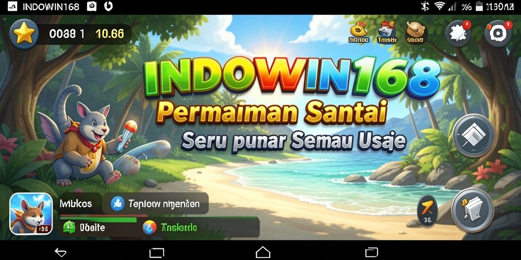 Tampilan gameplay seru dan penuh warna dari INDOWIN168.