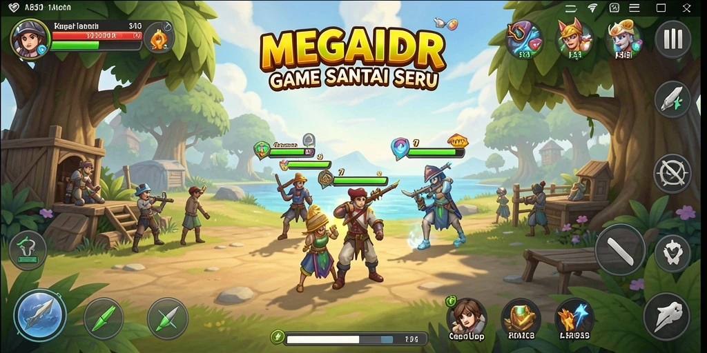 Tampilan gameplay seru dan interaktif dalam MEGAIDR.