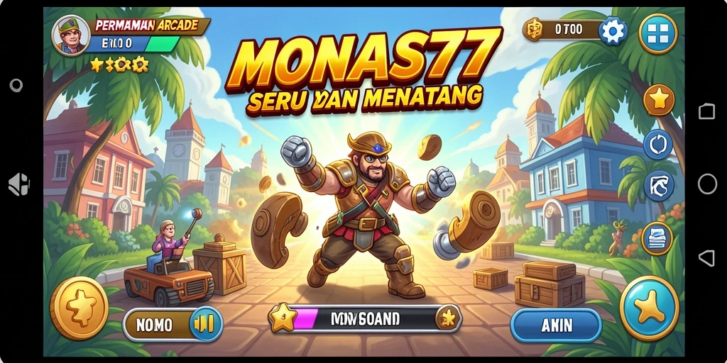 Tampilan menarik dari gameplay <strong>MONAS77</strong> yang penuh aksi.