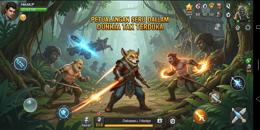 Gameplay seru dalam PAKARJP, dijamin membuat Anda terhibur.